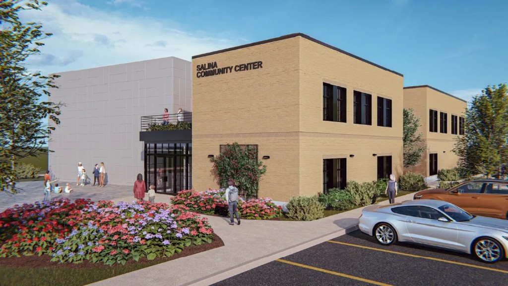Rendering of the Town of Salina Community Center. (Provided by C&S Companies)